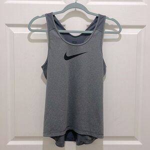 Nike Pro Gray Racerback Athletic Tank Top